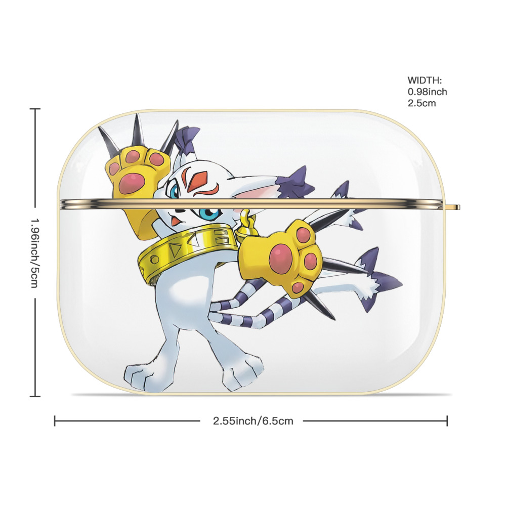 Digimon デジタルモンスター/デジモン 【AirPods Pro用】ハードシェル保護ケース｜耐衝撃・防指紋・カラビナ付き商品仕様