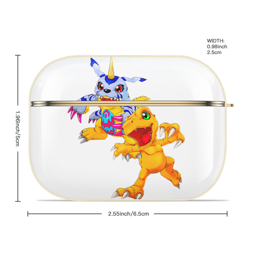 Digimon デジタルモンスター/デジモン 【AirPods Pro用】ハードシェル保護ケース｜耐衝撃・防指紋・カラビナ付き商品仕様