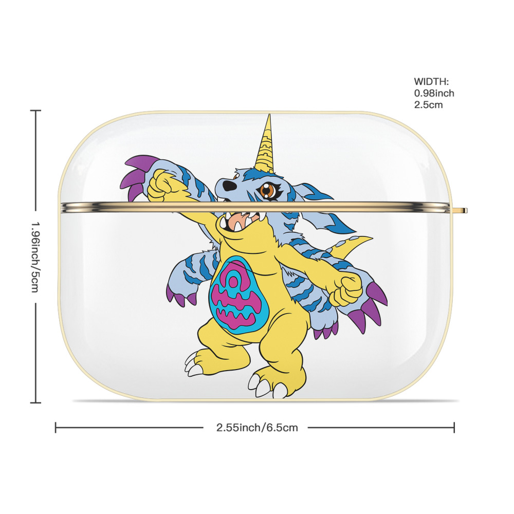 Digimon デジタルモンスター/デジモン 【AirPods Pro用】ハードシェル保護ケース｜耐衝撃・防指紋・カラビナ付き商品仕様