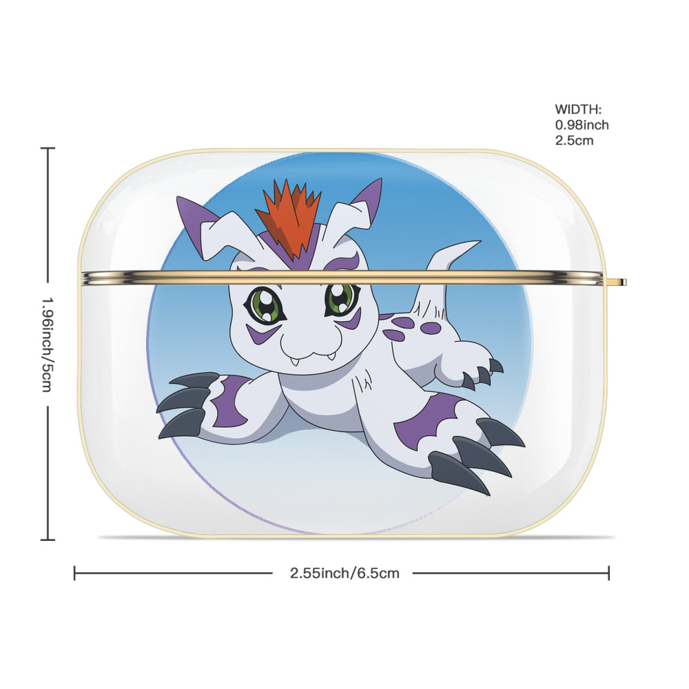 Digimon デジタルモンスター/デジモン 【AirPods Pro用】ハードシェル保護ケース｜耐衝撃・防指紋・カラビナ付き商品仕様