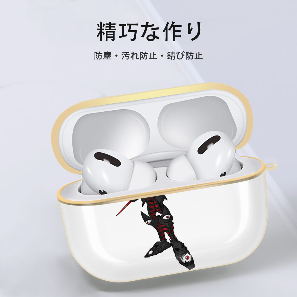 Digimon デジタルモンスター/デジモン 【AirPods Pro用】ハードシェル保護ケース｜耐衝撃・防指紋・カラビナ付き商品仕様
