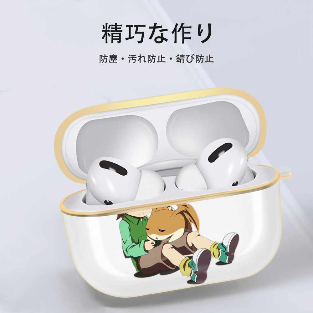 Digimon デジタルモンスター/デジモン 【AirPods Pro用】ハードシェル保護ケース｜耐衝撃・防指紋・カラビナ付き商品仕様