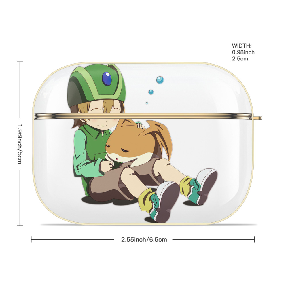 Digimon デジタルモンスター/デジモン 【AirPods Pro用】ハードシェル保護ケース｜耐衝撃・防指紋・カラビナ付き商品仕様