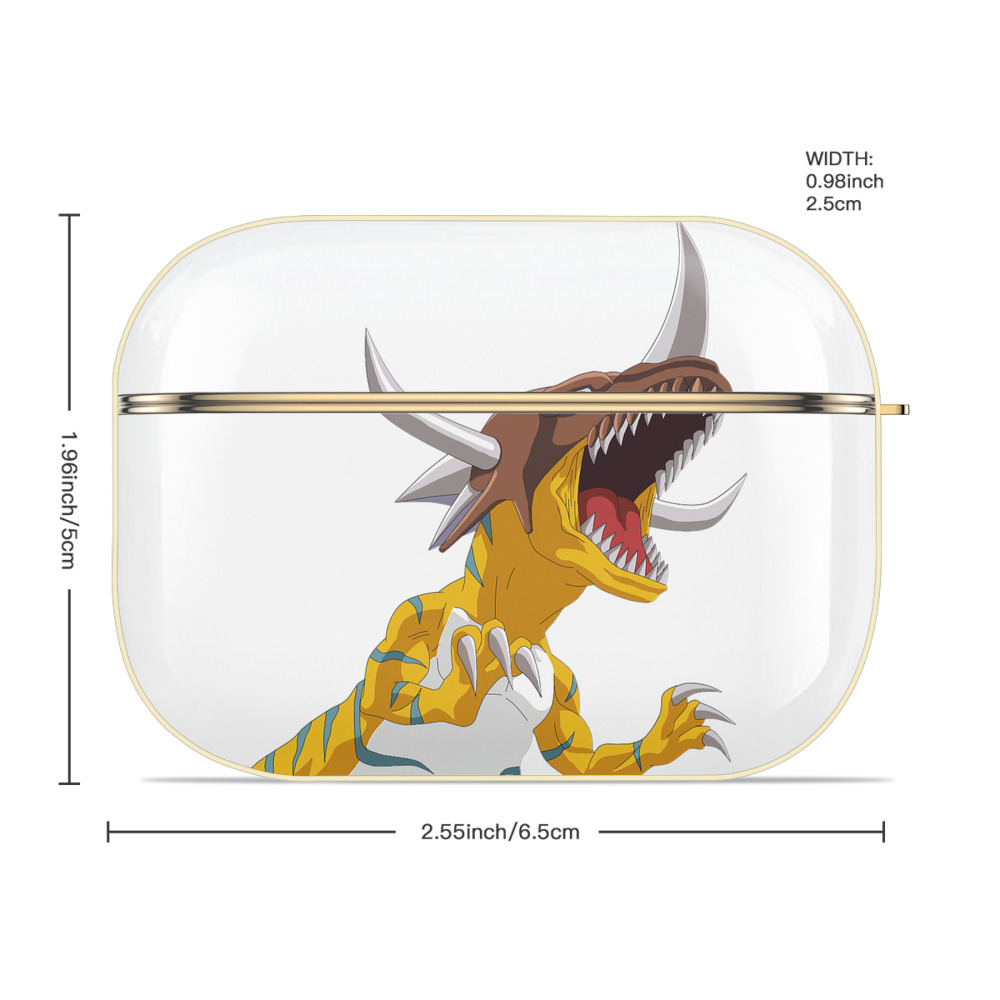 Digimon デジタルモンスター/デジモン 【AirPods Pro用】ハードシェル保護ケース｜耐衝撃・防指紋・カラビナ付き商品仕様
