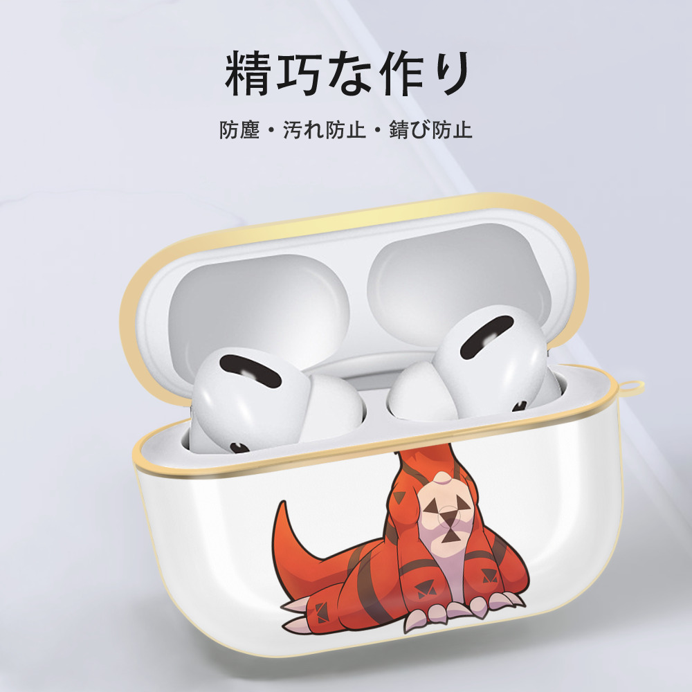 Digimon デジタルモンスター/デジモン 【AirPods Pro用】ハードシェル保護ケース｜耐衝撃・防指紋・カラビナ付き商品仕様