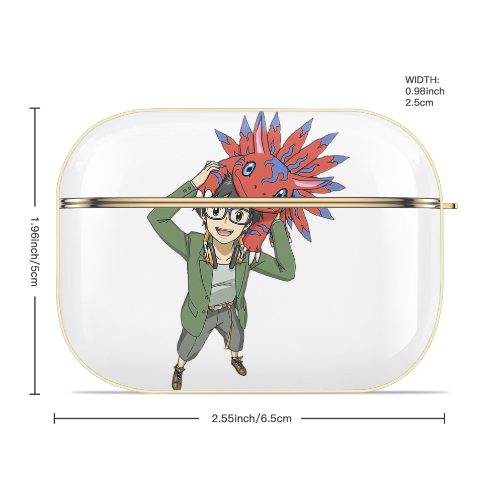 Digimon デジタルモンスター/デジモン 【AirPods Pro用】ハードシェル保護ケース｜耐衝撃・防指紋・カラビナ付き商品仕様