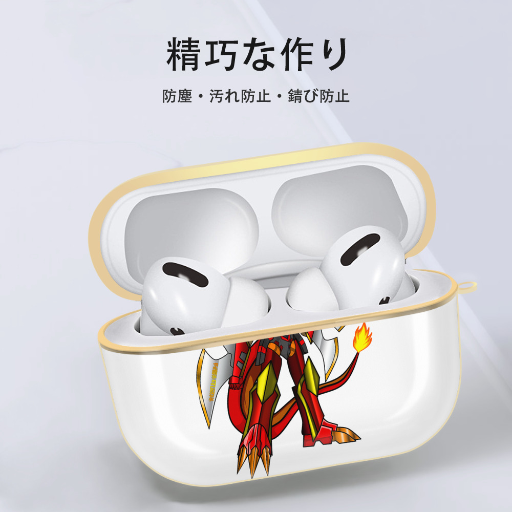 Digimon デジタルモンスター/デジモン 【AirPods Pro用】ハードシェル保護ケース｜耐衝撃・防指紋・カラビナ付き商品仕様