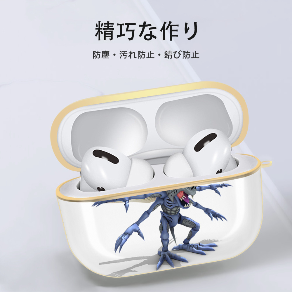 Digimon デジタルモンスター/デジモン 【AirPods Pro用】ハードシェル保護ケース｜耐衝撃・防指紋・カラビナ付き商品仕様