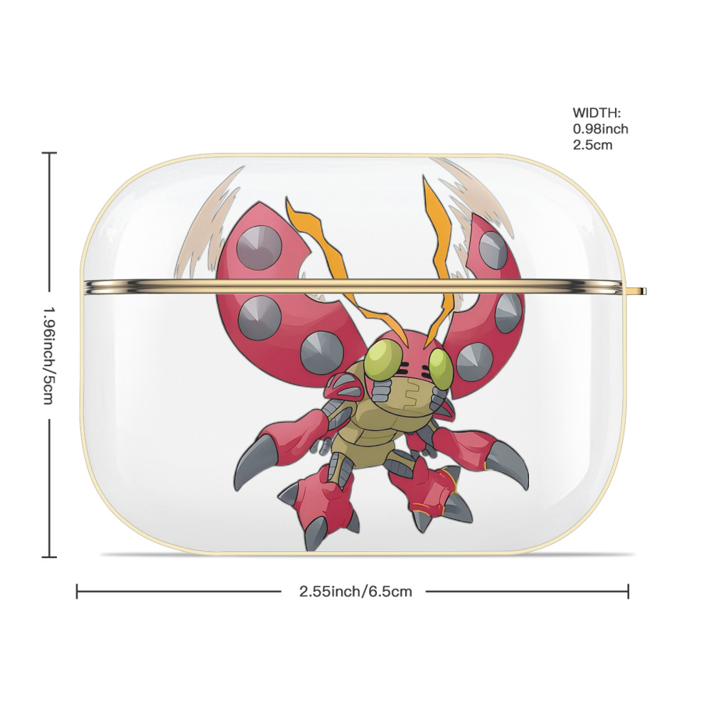 Digimon デジタルモンスター/デジモン 【AirPods Pro用】ハードシェル保護ケース｜耐衝撃・防指紋・カラビナ付き商品仕様
