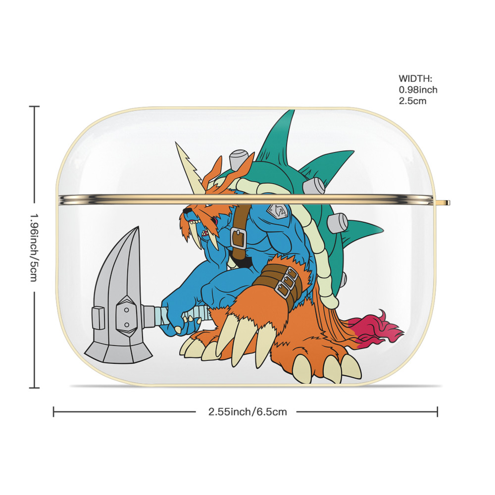Digimon デジタルモンスター/デジモン 【AirPods Pro用】ハードシェル保護ケース｜耐衝撃・防指紋・カラビナ付き商品仕様