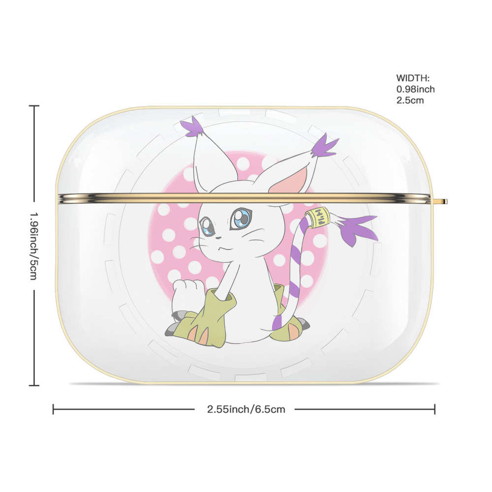 Digimon デジタルモンスター/デジモン 【AirPods Pro用】ハードシェル保護ケース｜耐衝撃・防指紋・カラビナ付き商品仕様