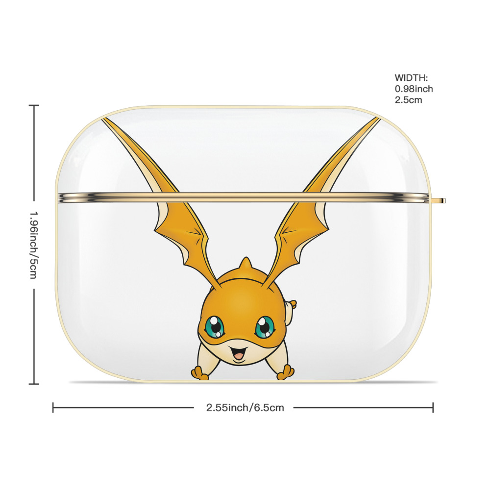 Digimon デジタルモンスター/デジモン 【AirPods Pro用】ハードシェル保護ケース｜耐衝撃・防指紋・カラビナ付き商品仕様