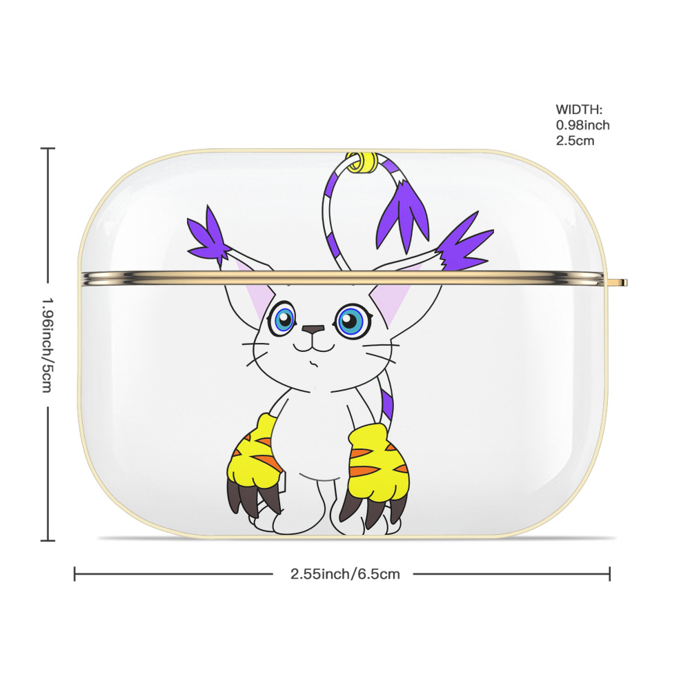 Digimon デジタルモンスター/デジモン 【AirPods Pro用】ハードシェル保護ケース｜耐衝撃・防指紋・カラビナ付き商品仕様