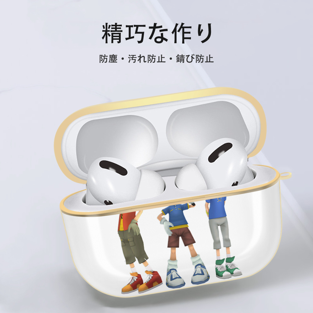 Digimon デジタルモンスター/デジモン 【AirPods Pro用】ハードシェル保護ケース｜耐衝撃・防指紋・カラビナ付き商品仕様