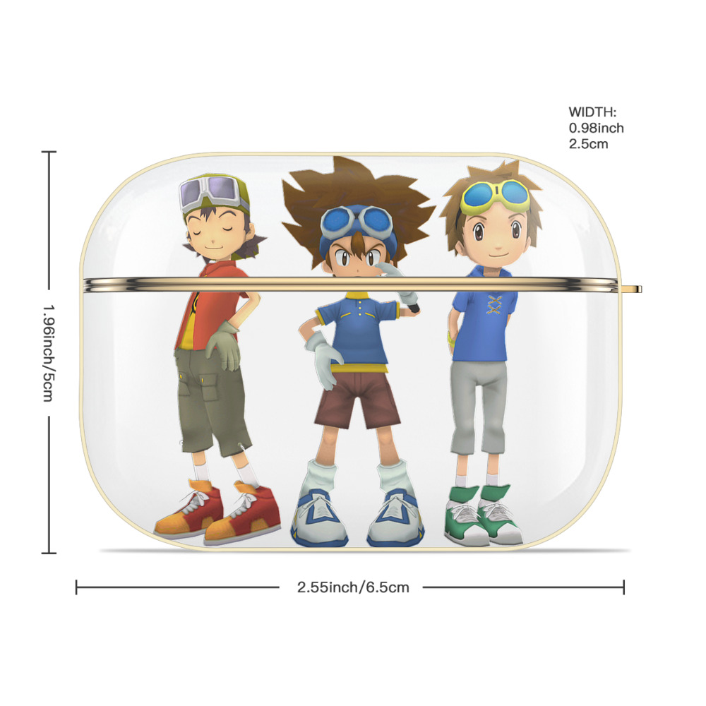Digimon デジタルモンスター/デジモン 【AirPods Pro用】ハードシェル保護ケース｜耐衝撃・防指紋・カラビナ付き商品仕様