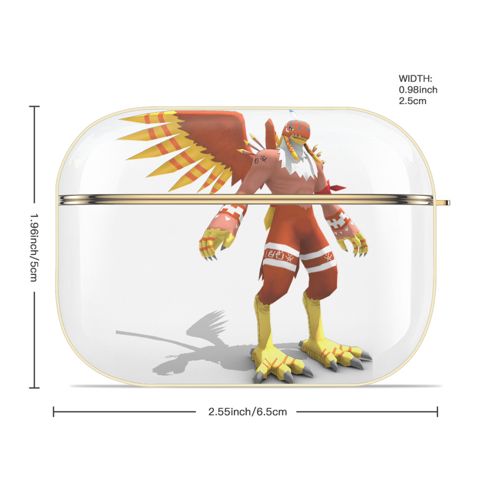 Digimon デジタルモンスター/デジモン 【AirPods Pro用】ハードシェル保護ケース｜耐衝撃・防指紋・カラビナ付き商品仕様