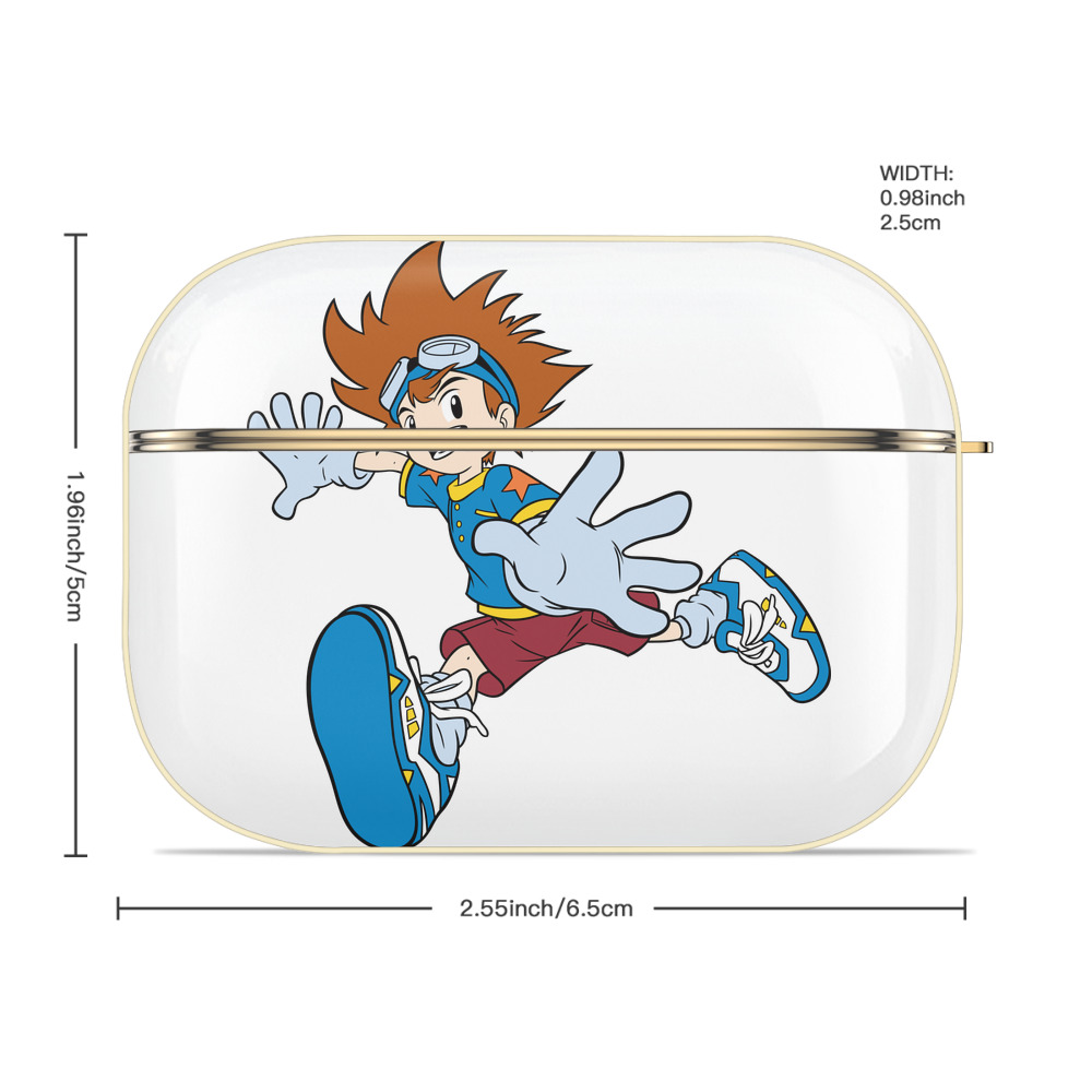 Digimon デジタルモンスター/デジモン 【AirPods Pro用】ハードシェル保護ケース｜耐衝撃・防指紋・カラビナ付き商品仕様
