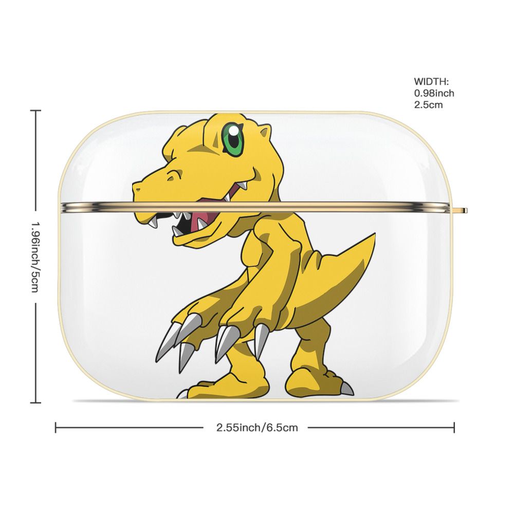 Digimon デジタルモンスター/デジモン 【AirPods Pro用】ハードシェル保護ケース｜耐衝撃・防指紋・カラビナ付き商品仕様