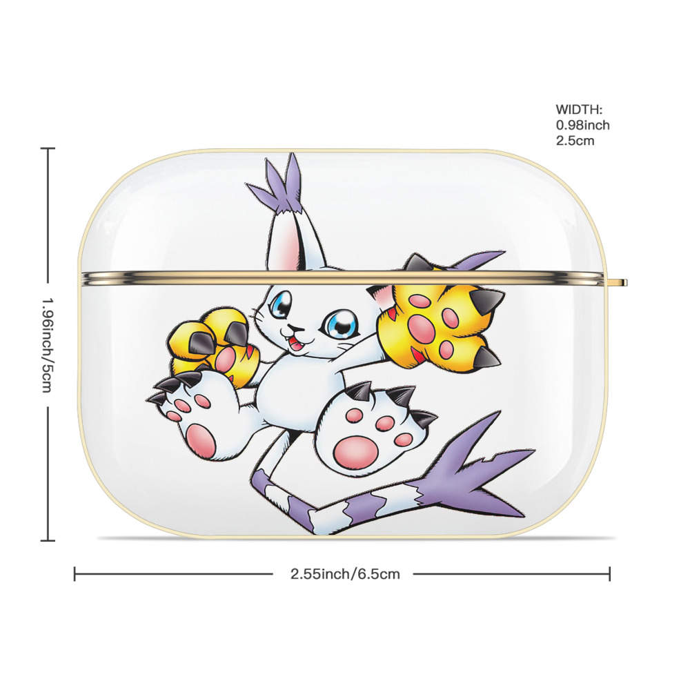 Digimon デジタルモンスター/デジモン 【AirPods Pro用】ハードシェル保護ケース｜耐衝撃・防指紋・カラビナ付き商品仕様