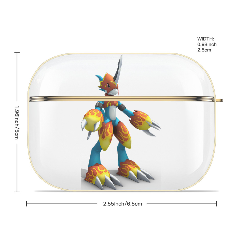 Digimon デジタルモンスター/デジモン 【AirPods Pro用】ハードシェル保護ケース｜耐衝撃・防指紋・カラビナ付き商品仕様