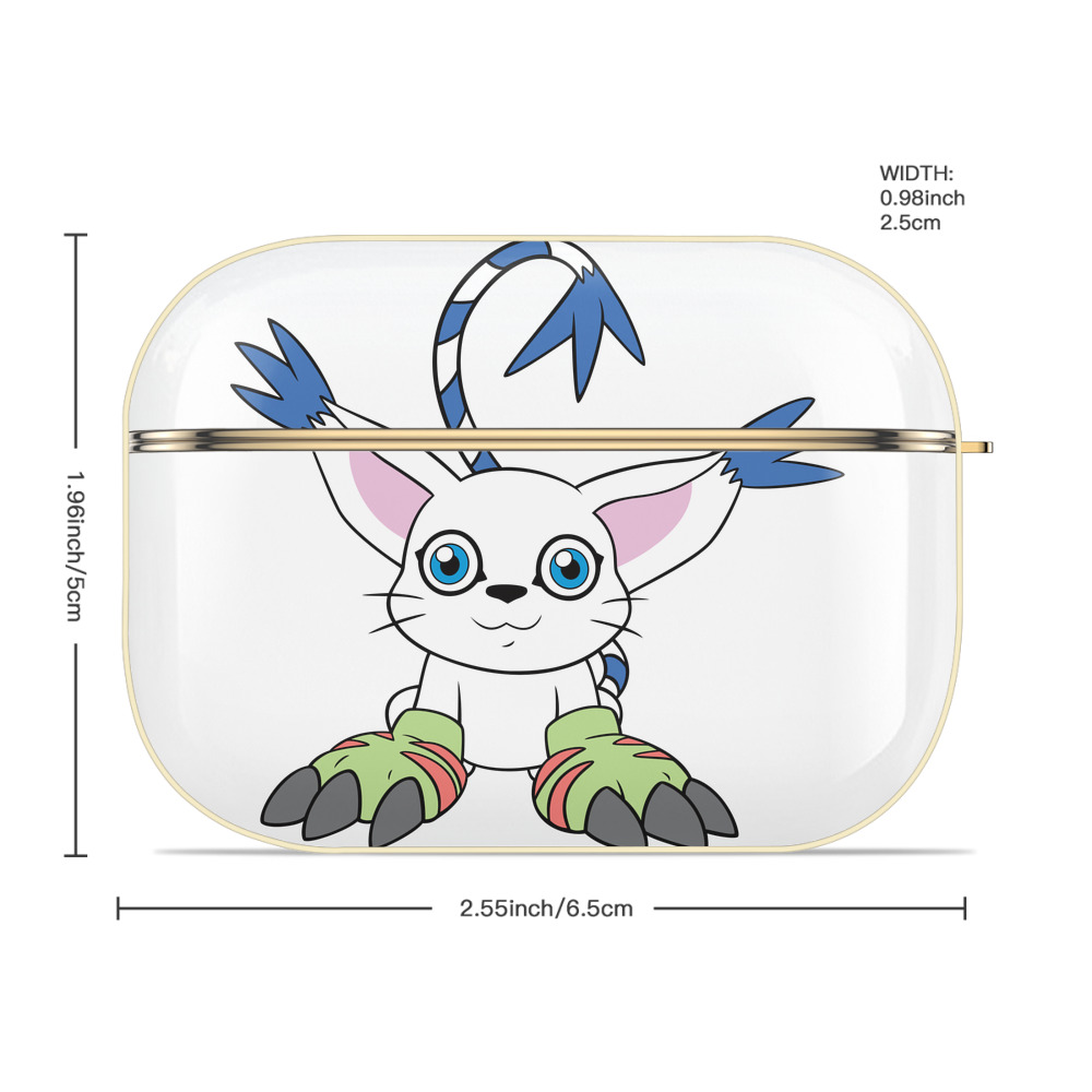 Digimon デジタルモンスター/デジモン 【AirPods Pro用】ハードシェル保護ケース｜耐衝撃・防指紋・カラビナ付き商品仕様