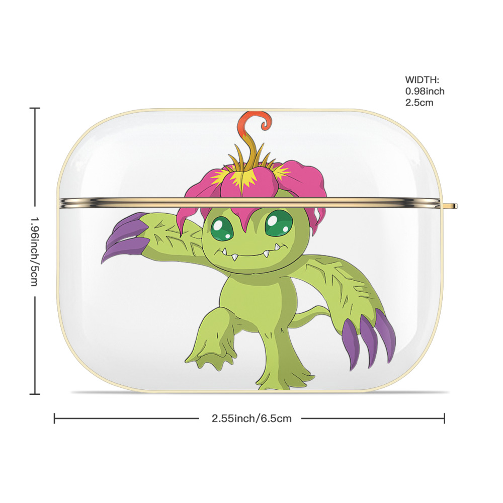 Digimon デジタルモンスター/デジモン 【AirPods Pro用】ハードシェル保護ケース｜耐衝撃・防指紋・カラビナ付き商品仕様