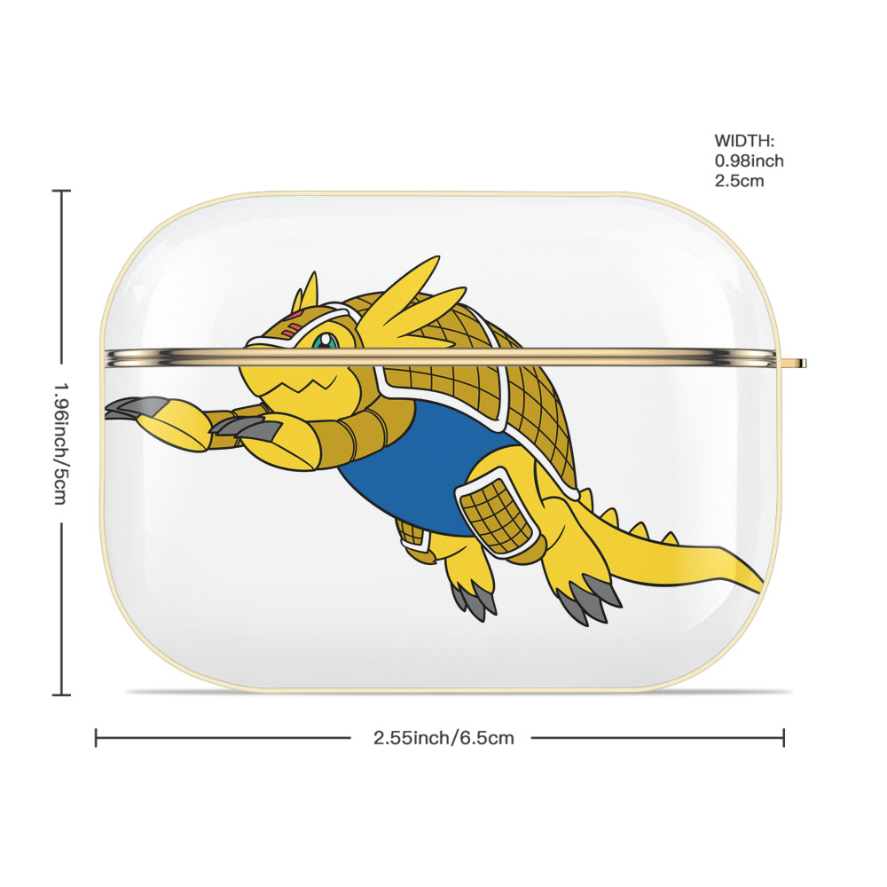 Digimon デジタルモンスター/デジモン 【AirPods Pro用】ハードシェル保護ケース｜耐衝撃・防指紋・カラビナ付き商品仕様