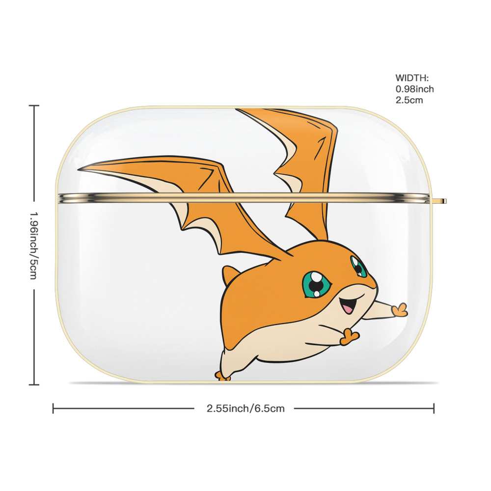 Digimon デジタルモンスター/デジモン 【AirPods Pro用】ハードシェル保護ケース｜耐衝撃・防指紋・カラビナ付き商品仕様