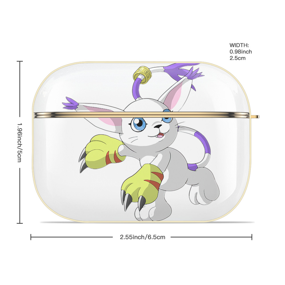 Digimon デジタルモンスター/デジモン 【AirPods Pro用】ハードシェル保護ケース｜耐衝撃・防指紋・カラビナ付き商品仕様