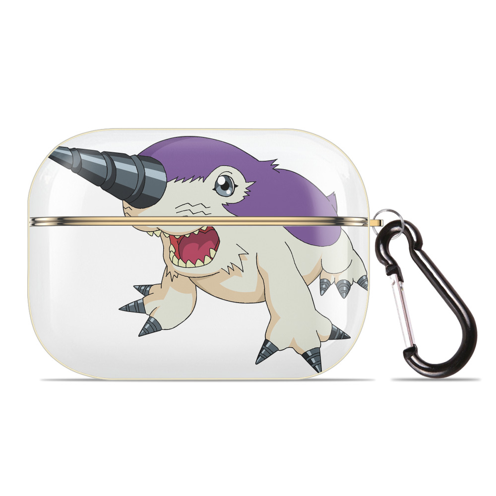 （画像用） Digimon デジタルモンスター/デジモン 【AirPods Pro用】ハードシェル保護ケース｜耐衝撃・防指紋・カラビナ付き商品仕様
