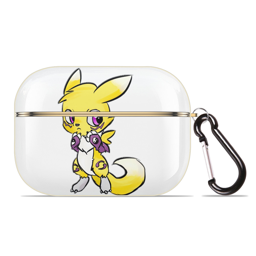 （画像用） Digimon デジタルモンスター/デジモン 【AirPods Pro用】ハードシェル保護ケース｜耐衝撃・防指紋・カラビナ付き商品仕様