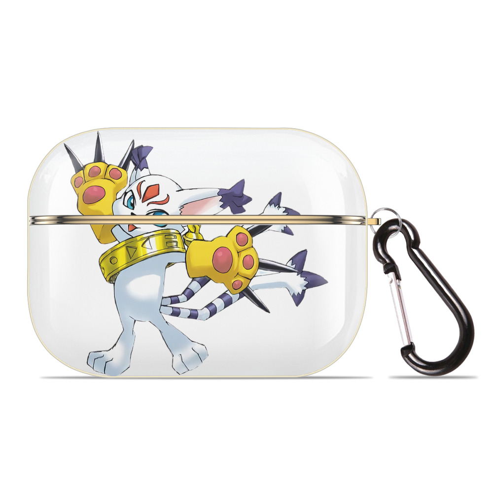 （画像用） Digimon デジタルモンスター/デジモン 【AirPods Pro用】ハードシェル保護ケース｜耐衝撃・防指紋・カラビナ付き商品仕様