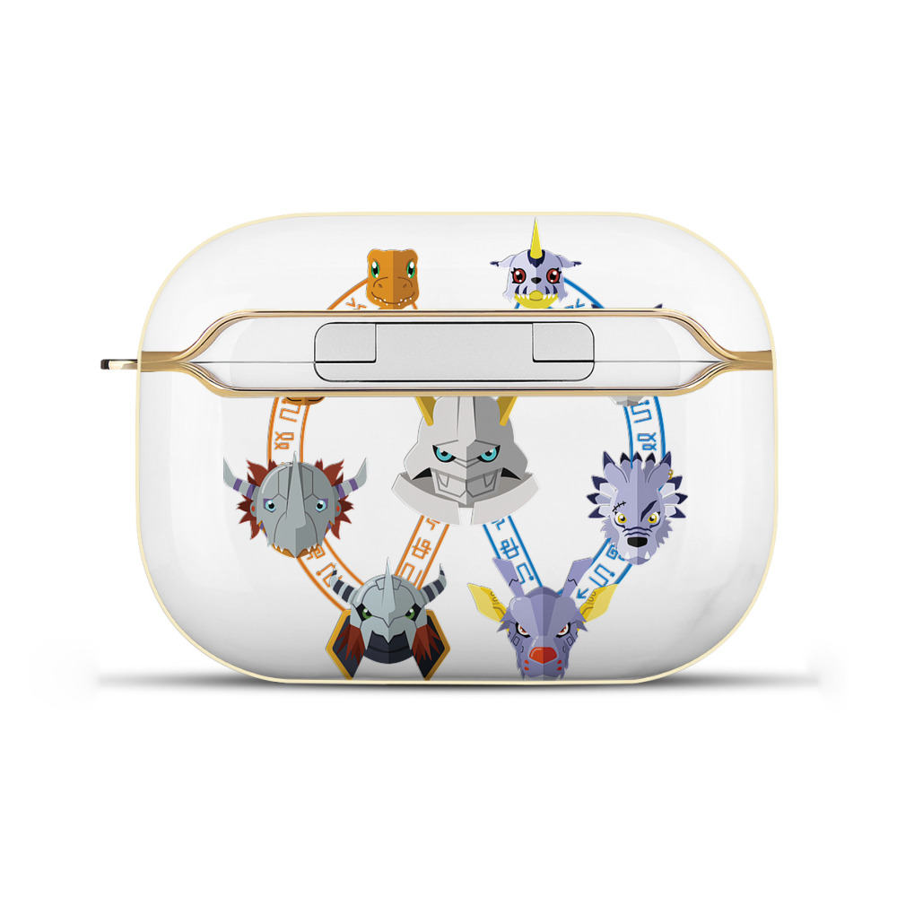 （画像用） Digimon デジタルモンスター/デジモン 【AirPods Pro用】ハードシェル保護ケース｜耐衝撃・防指紋・カラビナ付き商品仕様