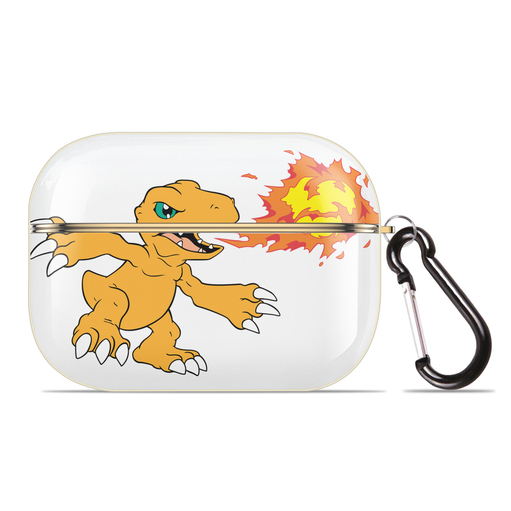 （画像用） Digimon デジタルモンスター/デジモン 【AirPods Pro用】ハードシェル保護ケース｜耐衝撃・防指紋・カラビナ付き商品仕様
