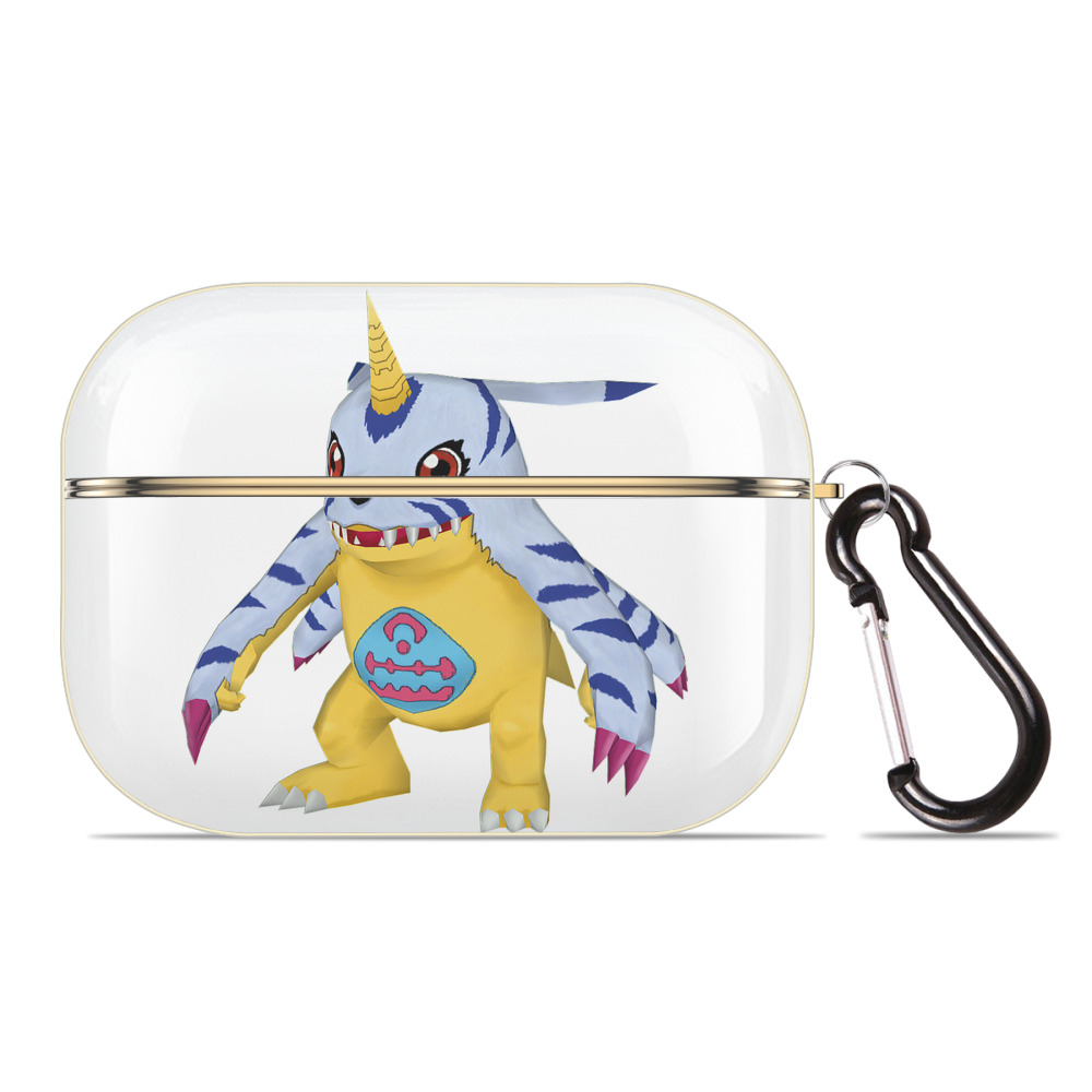 （画像用） Digimon デジタルモンスター/デジモン 【AirPods Pro用】ハードシェル保護ケース｜耐衝撃・防指紋・カラビナ付き商品仕様