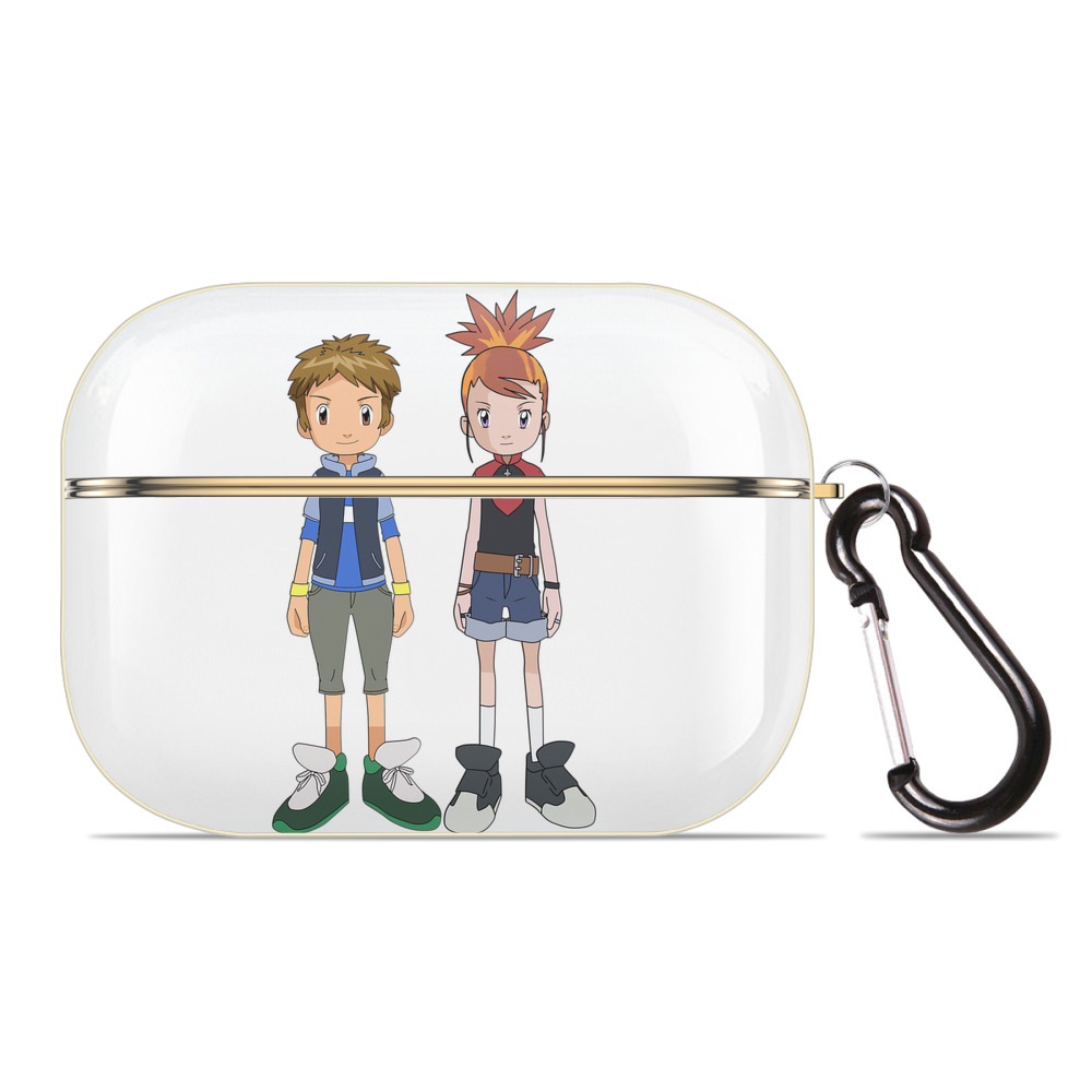 （画像用） Digimon デジタルモンスター/デジモン 【AirPods Pro用】ハードシェル保護ケース｜耐衝撃・防指紋・カラビナ付き商品仕様