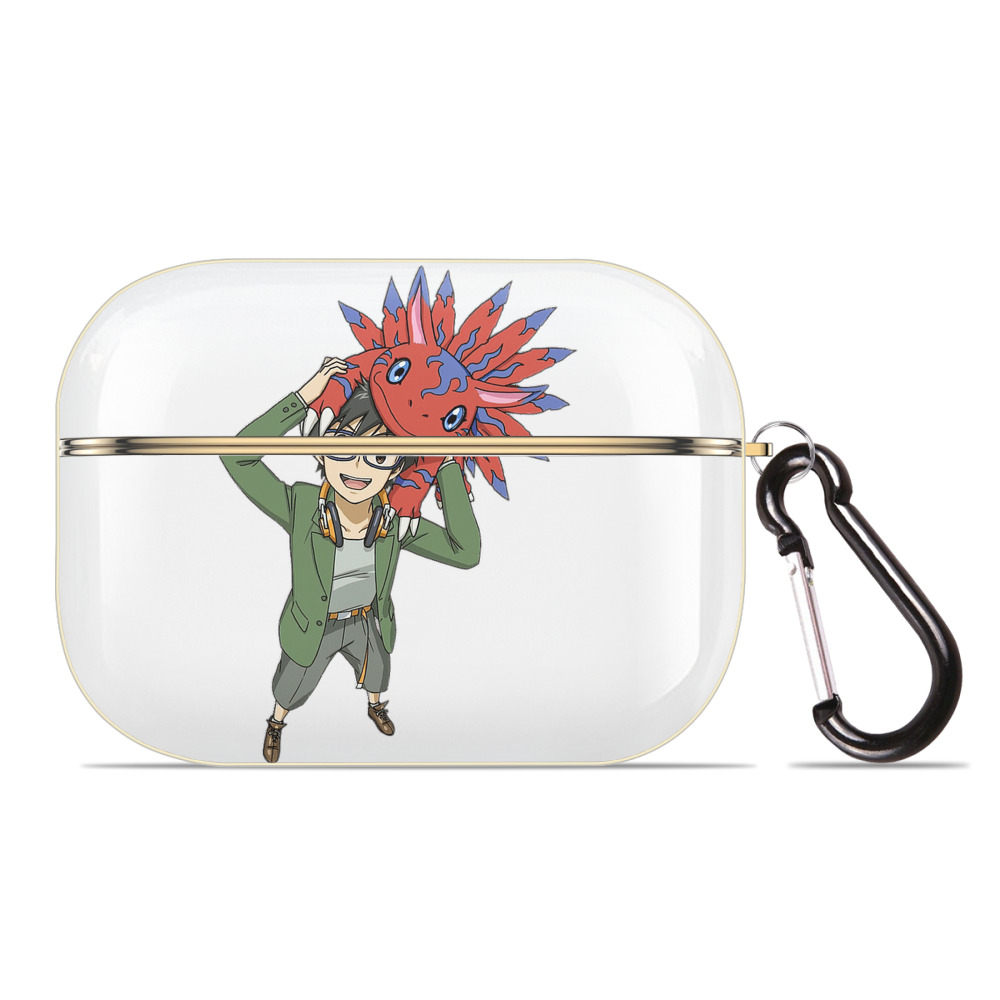 （画像用） Digimon デジタルモンスター/デジモン 【AirPods Pro用】ハードシェル保護ケース｜耐衝撃・防指紋・カラビナ付き商品仕様