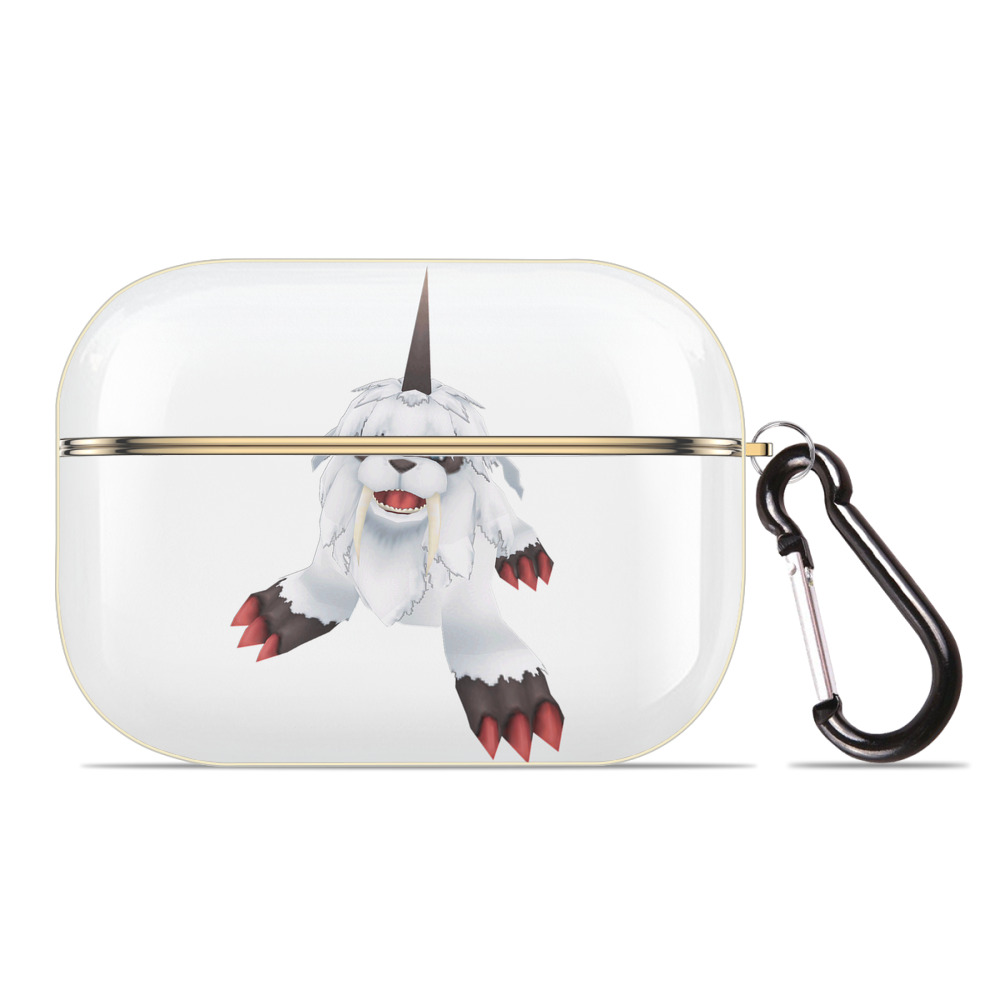 （画像用） Digimon デジタルモンスター/デジモン 【AirPods Pro用】ハードシェル保護ケース｜耐衝撃・防指紋・カラビナ付き商品仕様