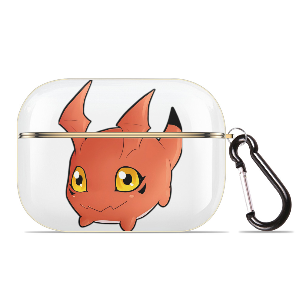 （画像用） Digimon デジタルモンスター/デジモン 【AirPods Pro用】ハードシェル保護ケース｜耐衝撃・防指紋・カラビナ付き商品仕様