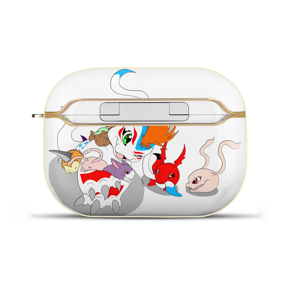 （画像用） Digimon デジタルモンスター/デジモン 【AirPods Pro用】ハードシェル保護ケース｜耐衝撃・防指紋・カラビナ付き商品仕様