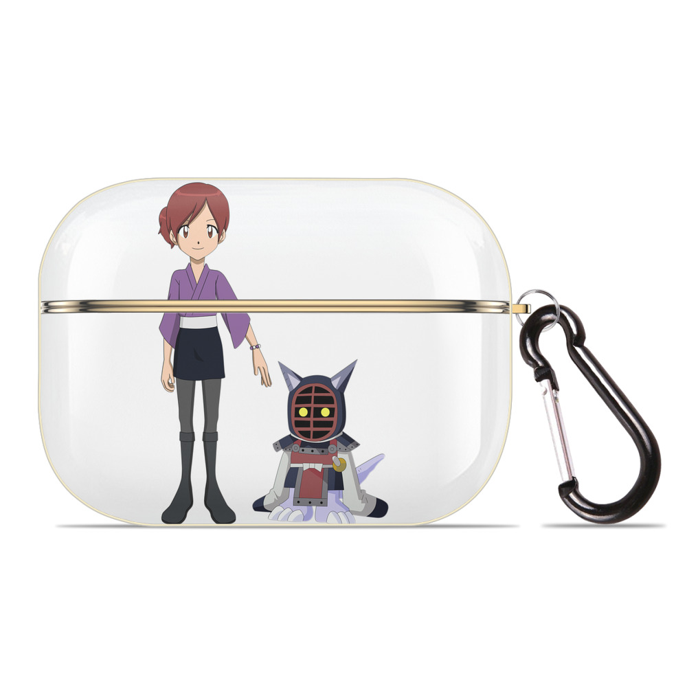 （画像用） Digimon デジタルモンスター/デジモン 【AirPods Pro用】ハードシェル保護ケース｜耐衝撃・防指紋・カラビナ付き商品仕様
