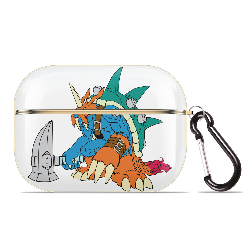（画像用） Digimon デジタルモンスター/デジモン 【AirPods Pro用】ハードシェル保護ケース｜耐衝撃・防指紋・カラビナ付き商品仕様