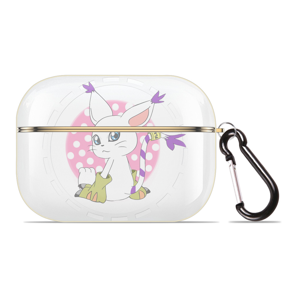 （画像用） Digimon デジタルモンスター/デジモン 【AirPods Pro用】ハードシェル保護ケース｜耐衝撃・防指紋・カラビナ付き商品仕様
