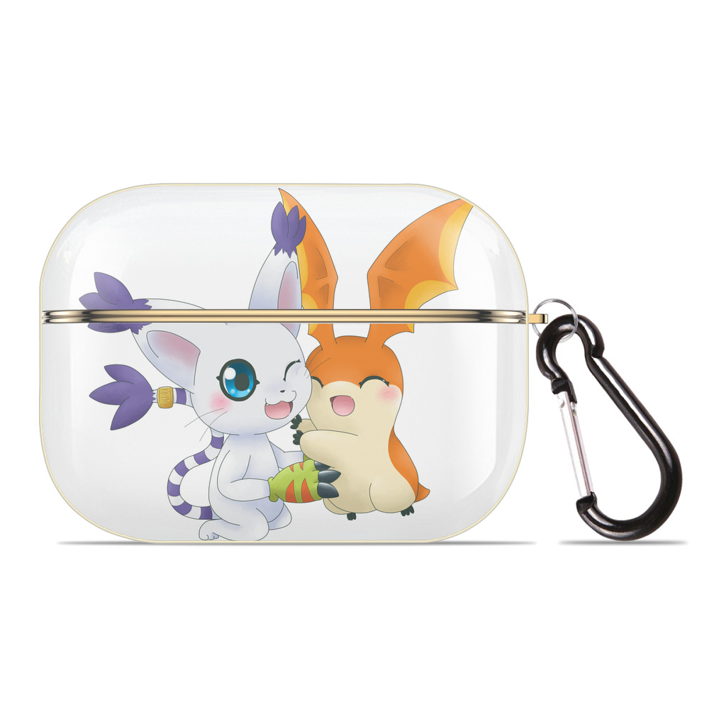 （画像用） Digimon デジタルモンスター/デジモン 【AirPods Pro用】ハードシェル保護ケース｜耐衝撃・防指紋・カラビナ付き商品仕様