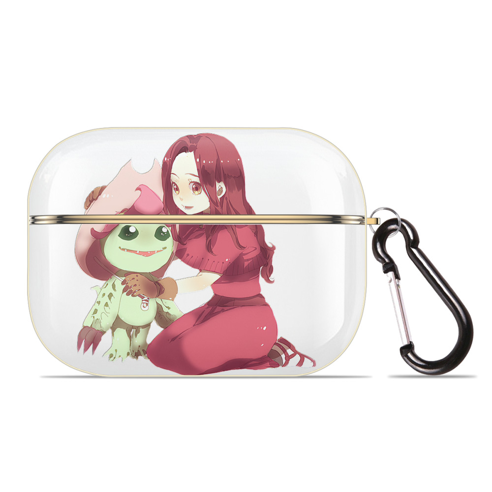（画像用） Digimon デジタルモンスター/デジモン 【AirPods Pro用】ハードシェル保護ケース｜耐衝撃・防指紋・カラビナ付き商品仕様