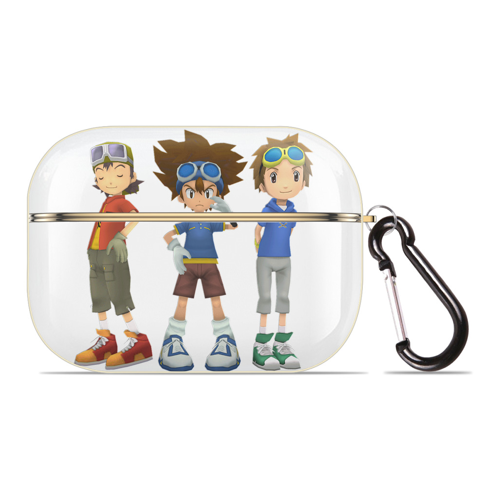 （画像用） Digimon デジタルモンスター/デジモン 【AirPods Pro用】ハードシェル保護ケース｜耐衝撃・防指紋・カラビナ付き商品仕様