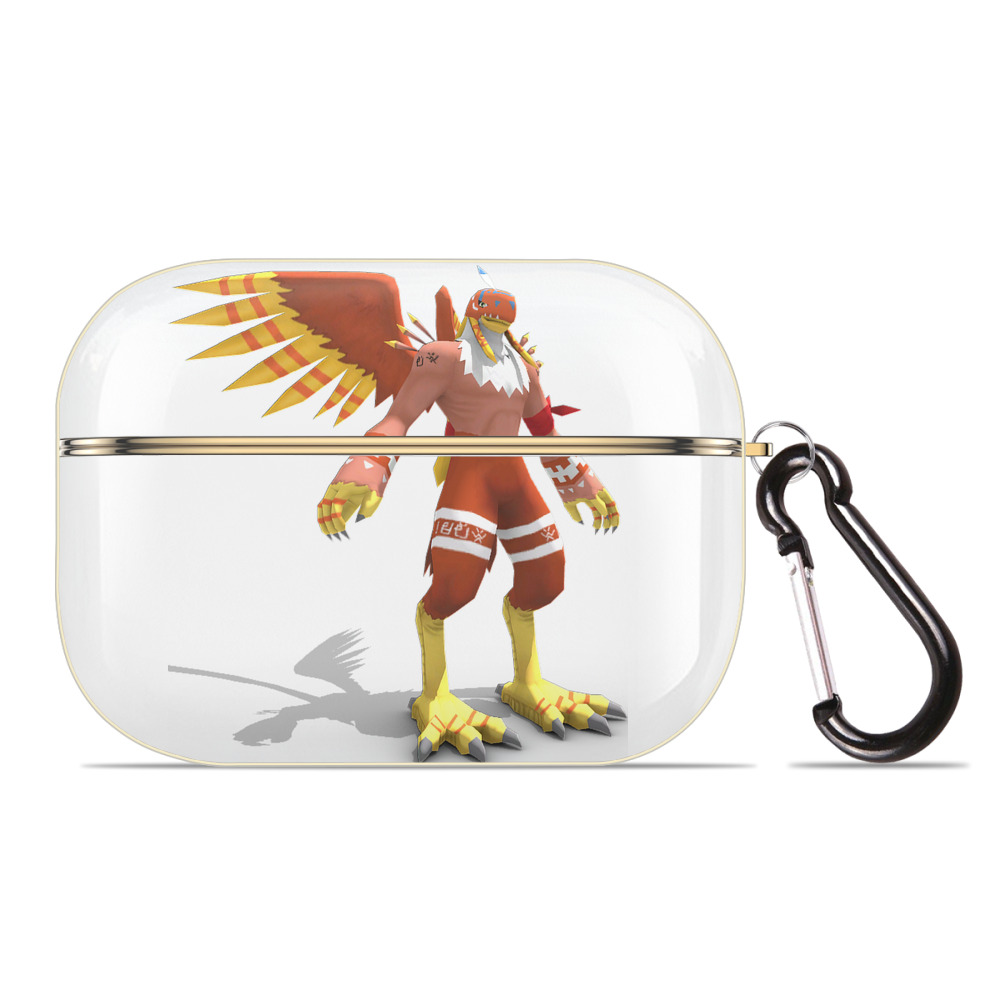 （画像用） Digimon デジタルモンスター/デジモン 【AirPods Pro用】ハードシェル保護ケース｜耐衝撃・防指紋・カラビナ付き商品仕様