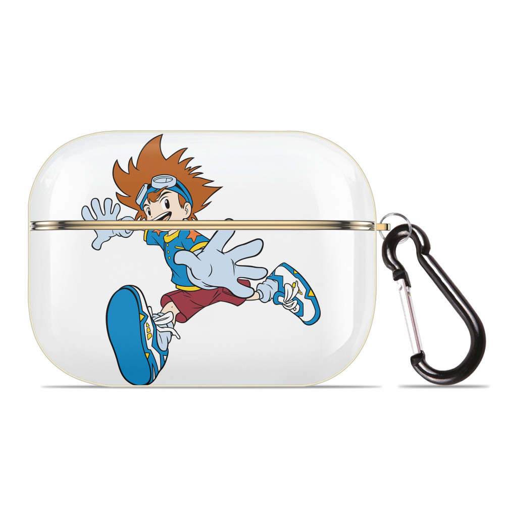 （画像用） Digimon デジタルモンスター/デジモン 【AirPods Pro用】ハードシェル保護ケース｜耐衝撃・防指紋・カラビナ付き商品仕様