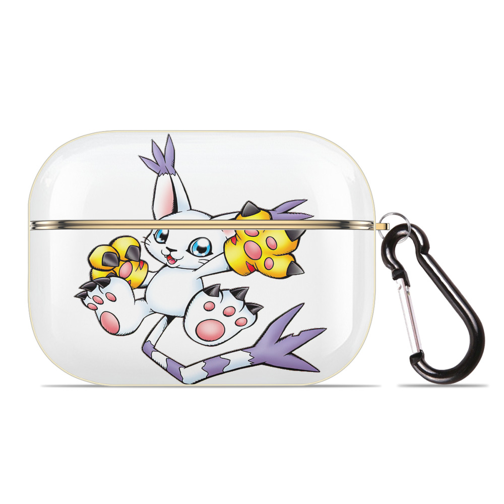 （画像用） Digimon デジタルモンスター/デジモン 【AirPods Pro用】ハードシェル保護ケース｜耐衝撃・防指紋・カラビナ付き商品仕様