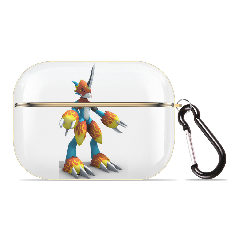（画像用） Digimon デジタルモンスター/デジモン 【AirPods Pro用】ハードシェル保護ケース｜耐衝撃・防指紋・カラビナ付き商品仕様